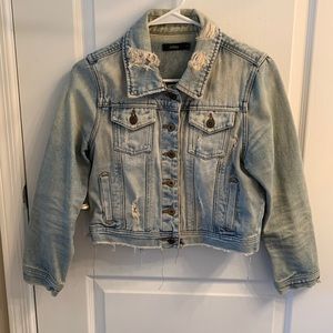 Denim Distressed Jacket